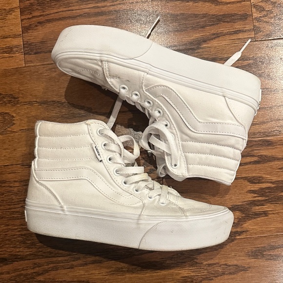 Vans Classic White High-Tops - Picture 2 of 5